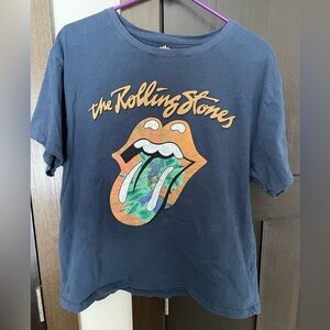 The Rolling Stones Women’s Navy Graphic Tee